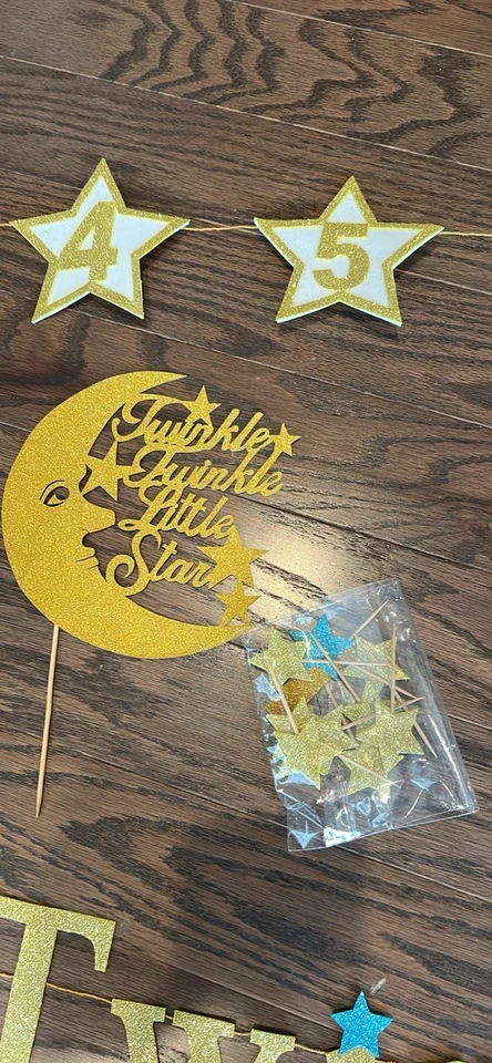 Babies first birthday party bundle Mr. wonderful and twinkle twinkle little star - Image 4 of 4