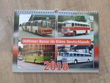 Oldtimer Busse im Osten Deutschlands Kalender 2018 - A4