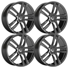 Set-4 Vision 475 Clutch 22x9 5x120 35mm Gunmetal Wheels Rims 22 Inch