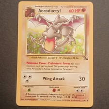 Aerodactyl 1/62 Fossil Unlimited Holo Rare Holo on eBay