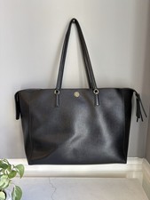Tory Burch Robinson Saffiano Leather Tote Bag in Taupe/French Gray — listing 5