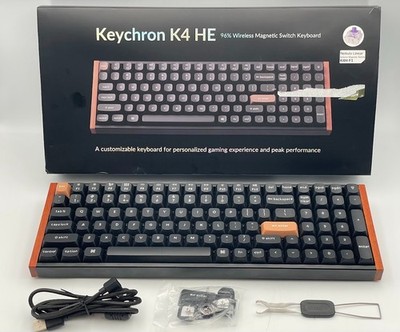 Keychron K4 HE Special Edition 96% Wireless RGB Mechanical Keyboard Wood