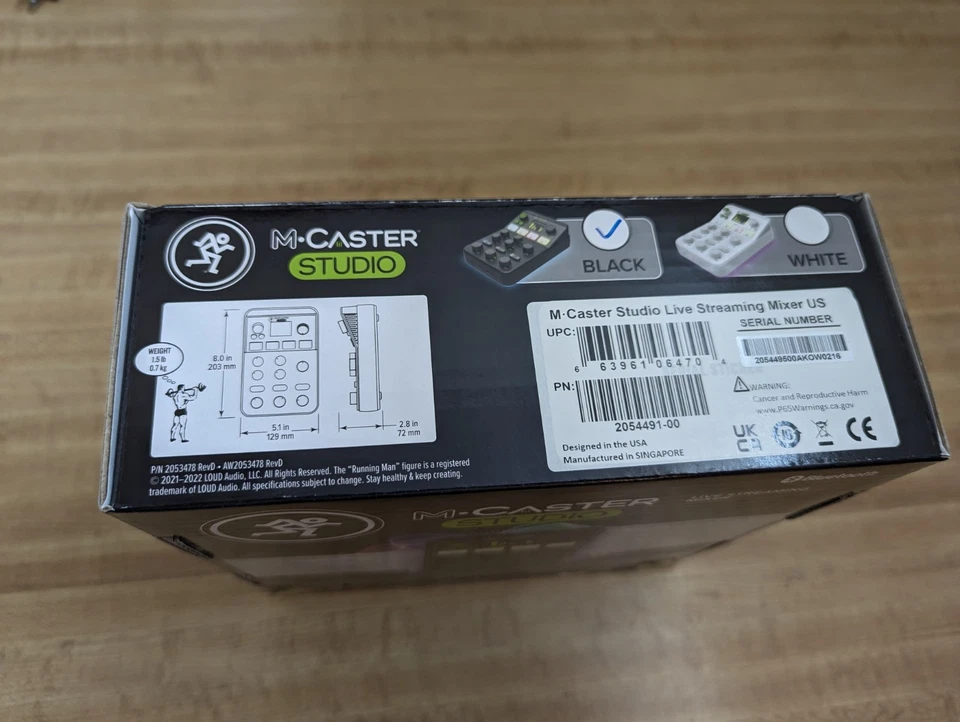 Mackie M-Caster Studio Live Streaming Mixer - Image 4 of 4