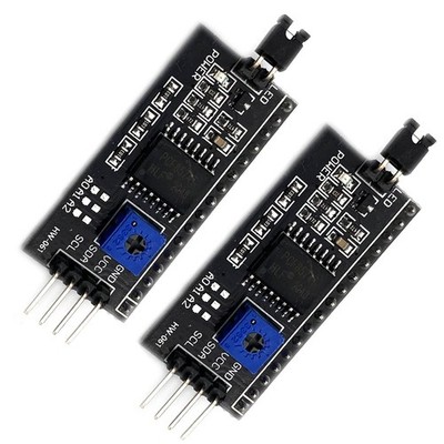 2pcs 1602 LCD 2004 20x4 i2c LCD Display Adapter IICTWI/SPI/I2C Serial Interfa...