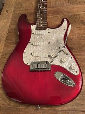1990 Fender Strat Plus Dx Ash Crimson Burst Lace Sensors TBX Wilkinson Sperzels