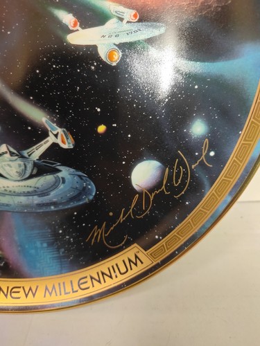 "RAR" 1999 Millenium Giant 12 3/8" Star Trek Platte - Franklin Mint - RA3031 - Bild 4 von 7