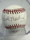 BUCK MARTINEZ Autographed SIGNED OML Selig BASEBALL Yankee Stadium Commerative