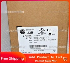 Allen Bradley 22B-V5P0N104 PowerFlex 40 Variable Input 22BV5P0N104 US Free Tax
