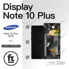 SAMSUNG DISPLAY NOTE 10 PLUS N975 ORIGINALE ASSEMBLED NERO TOUCH SCREEN SCHERMO