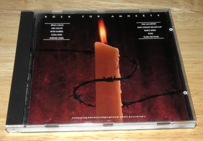Rock For Amnesty - Various Artists - Mercury CD - 1986 - Excellent! - Image 1 of 3