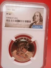 1963 NGC PF67 Franklin Half Dollar 50c US Mint Silver Proof