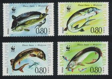 Bulgaria WWF Giant Sturgeon 4v 2004 MNH SG#4516-4519 MI#4678-4681 Sc#4330 a-d