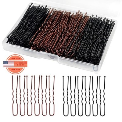 Horquillas en forma de U, 200 unidades, 6 cm (2,4 pulgadas), para moños con caja