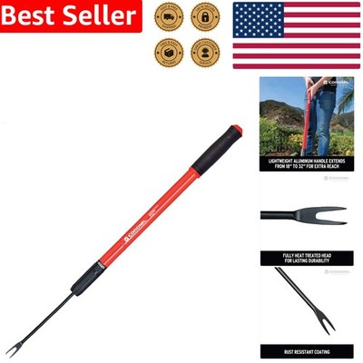 Adjustable Garden Weeder Tool Extendable Handle for Raised Beds 18-32