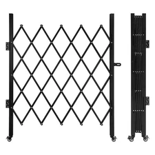 Double Folding Scissor Gate, Flexible Expandable Security Door for Garage Yard