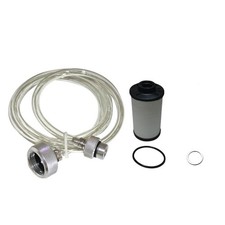 Filter mit Befüllschlauch und Aluring für 6-Gang Doppelkupplungsgetriebe