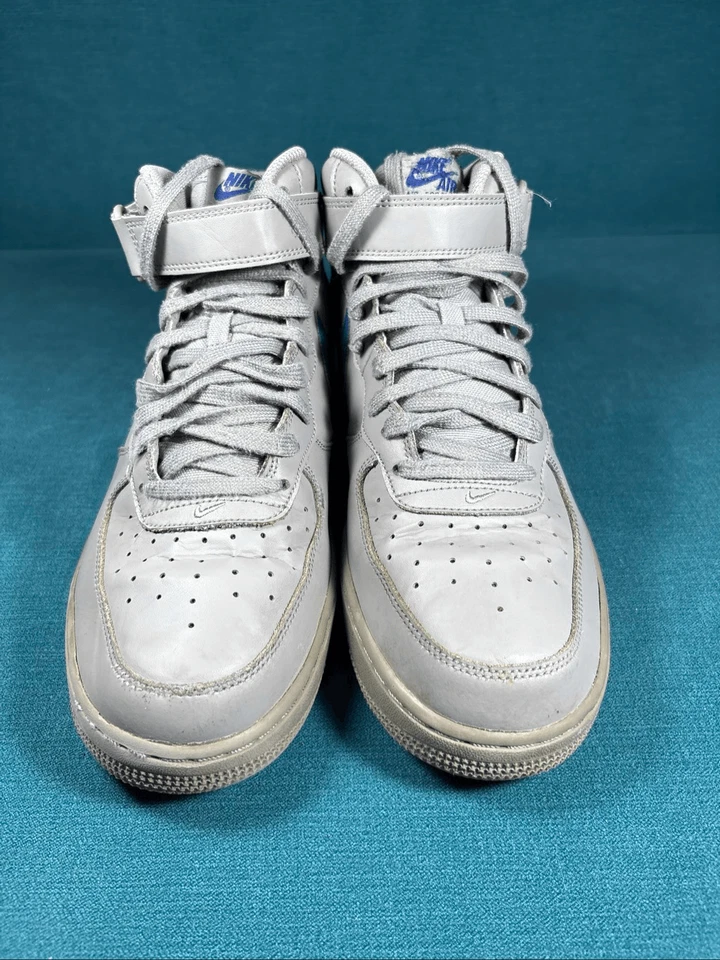 NIKE Air Force 1 Mid '07 'Dust Blue', mens US 10.5 - Image 4 of 4