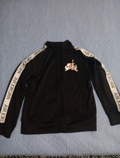 Kids Air Jordan Jacket Size Youth Medium Black Full Zip Long Sleeve Pockets