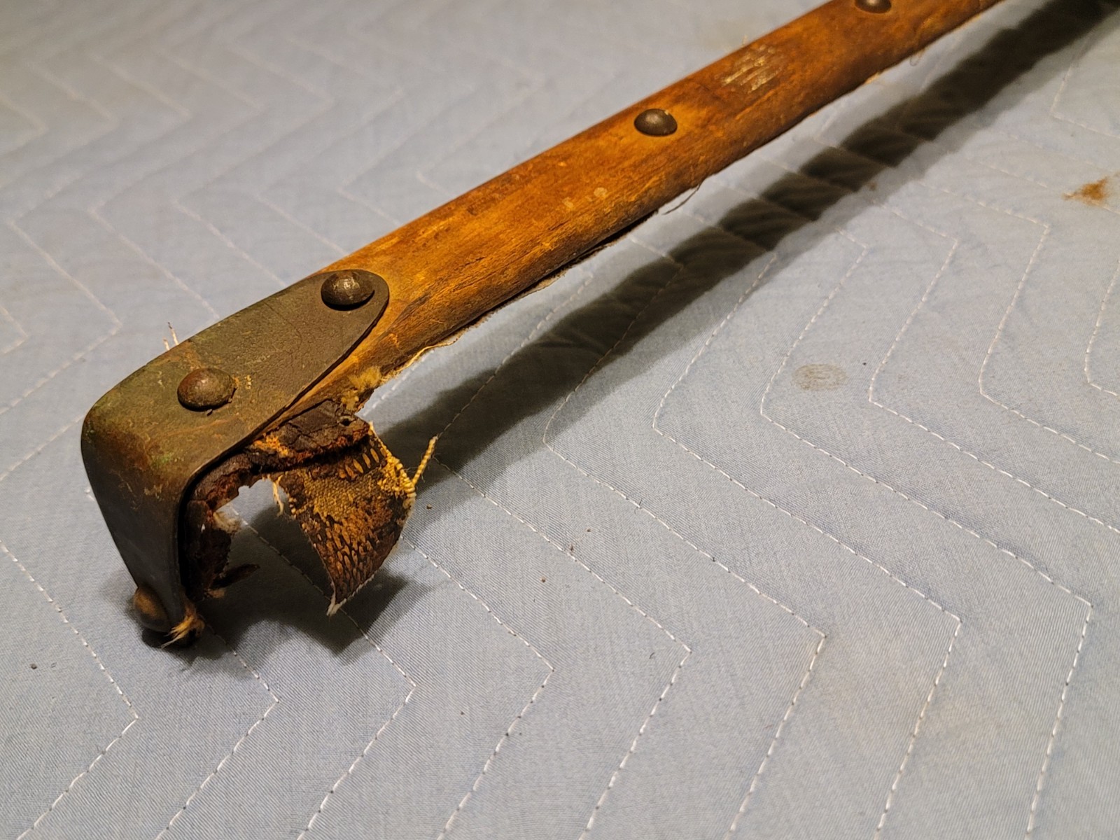 WOOD SLAT for c.1900 Au Depart & Louis Vuitton 39.75" French Steamer Trunk  #1