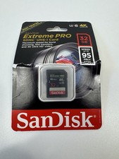 SanDisk 32GB 32G Extreme PRO SD SDHC SDXC Card 95MB/s Class 10 UHS-1 U3 Memory
