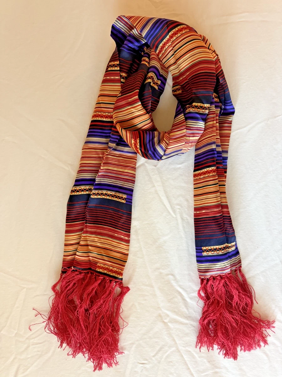 1970s Vintage Scarves & Wraps for sale - eBay 1970s Japanese fringe scarf main image 0