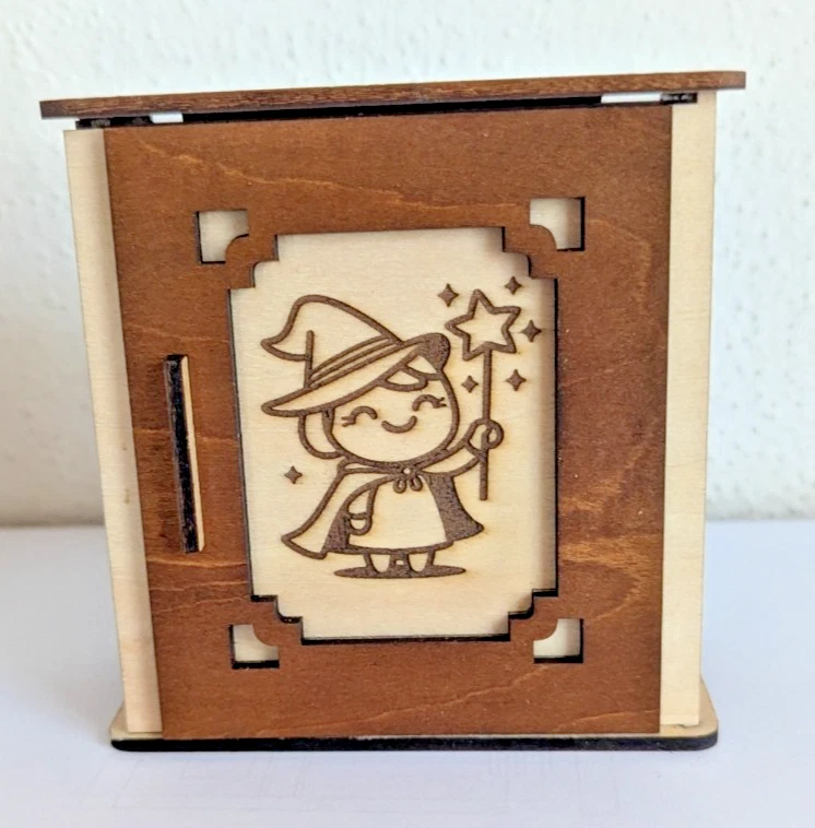 🪄 Magic Box – Geheimnisvolle Zauberbox aus Holz | Magisches Trick-Rätsel zum Öf - Bild 4 von 4