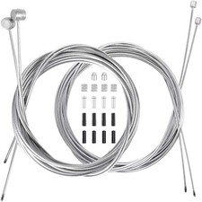 Complete Replacement Set: Stainless Steel Bike Brake & Shifter Cables (18 PCS)