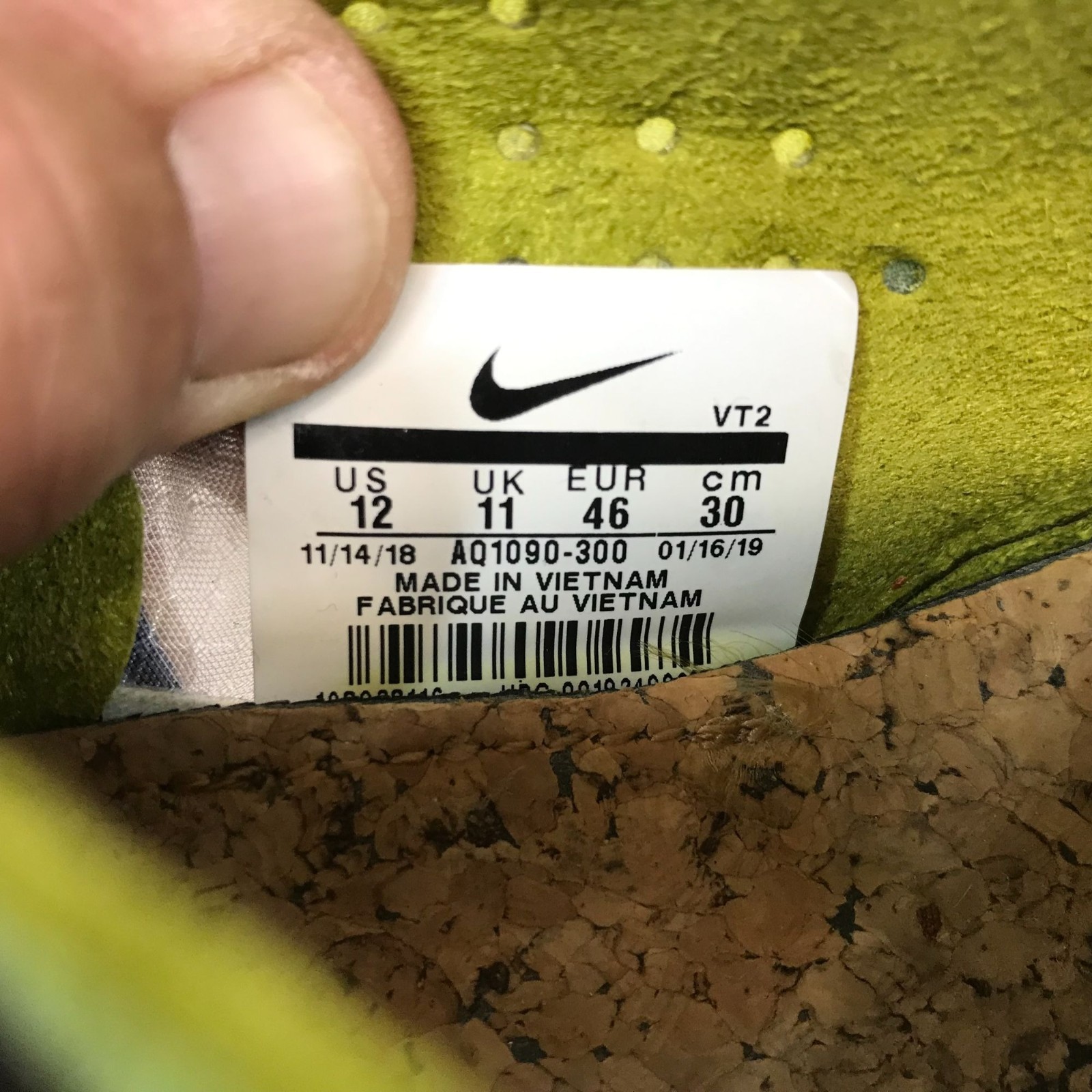 NIKE React Element 87 Moss/Black-Eldorado Aq1090-… - image 7