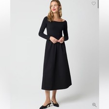 J.Crew Off-the-shoulder knit mixy dress S