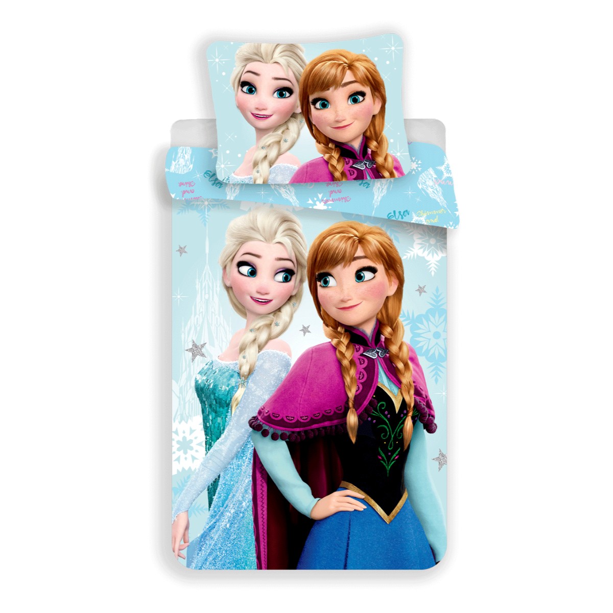 Disney Frozen Bettwäsche Set   Baumwolle Kinderbettwäsche 140x200 + 70x90 cm