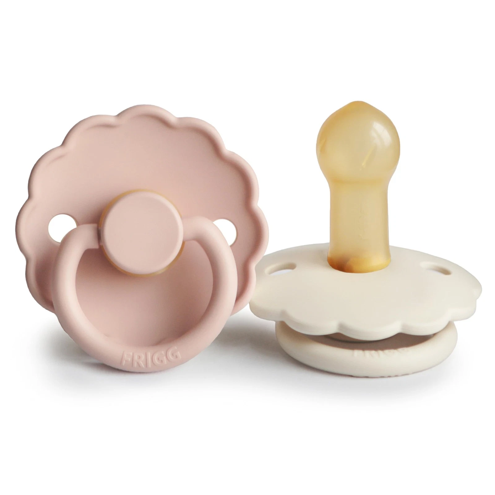 FRIGG Daisy Natural Rubber Baby Pacifier | Made in Denmark | BPA-Free
