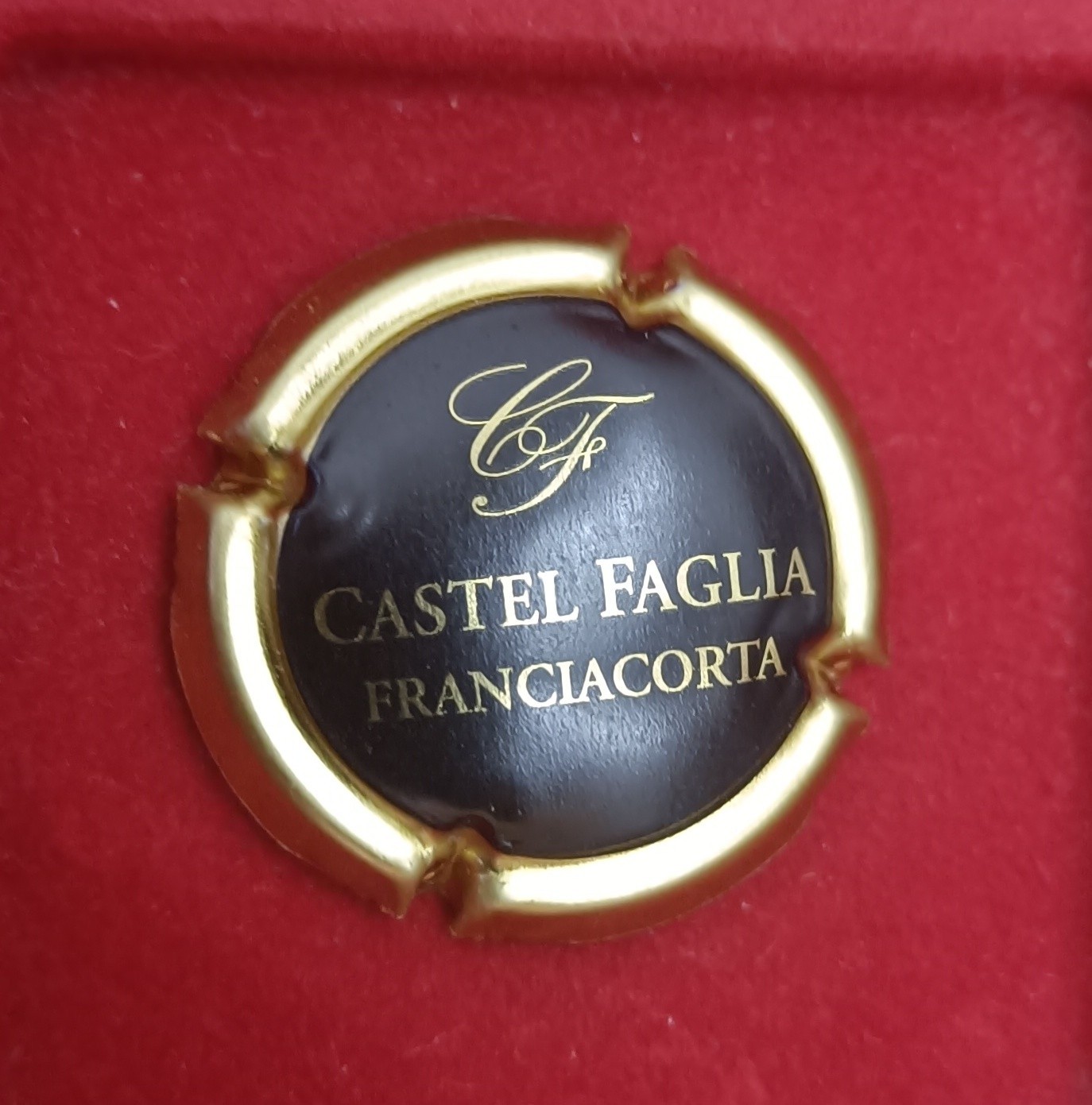 Capsula spumante vino Castel Faglia CSF 05 Brescia retro FE 40 sconti leggi