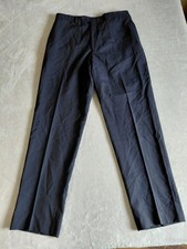 Lauren Ralph Lauren Mens Navy Blue Dress Pants 34x32 Wool Total Comfort