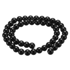 100pcs Black Agate Natural Stone Beads 6mm Round Loose Bead