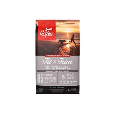 ORIJEN Grain Free High Protein Dry Dog Food Fit & Trim Recipe 23.5lb Bag