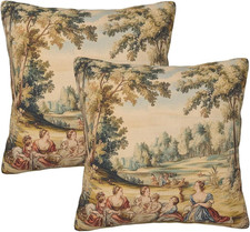 Vintage French Country Throw Pillow Covers Set of 2 Couch Pillow Case Decoration
