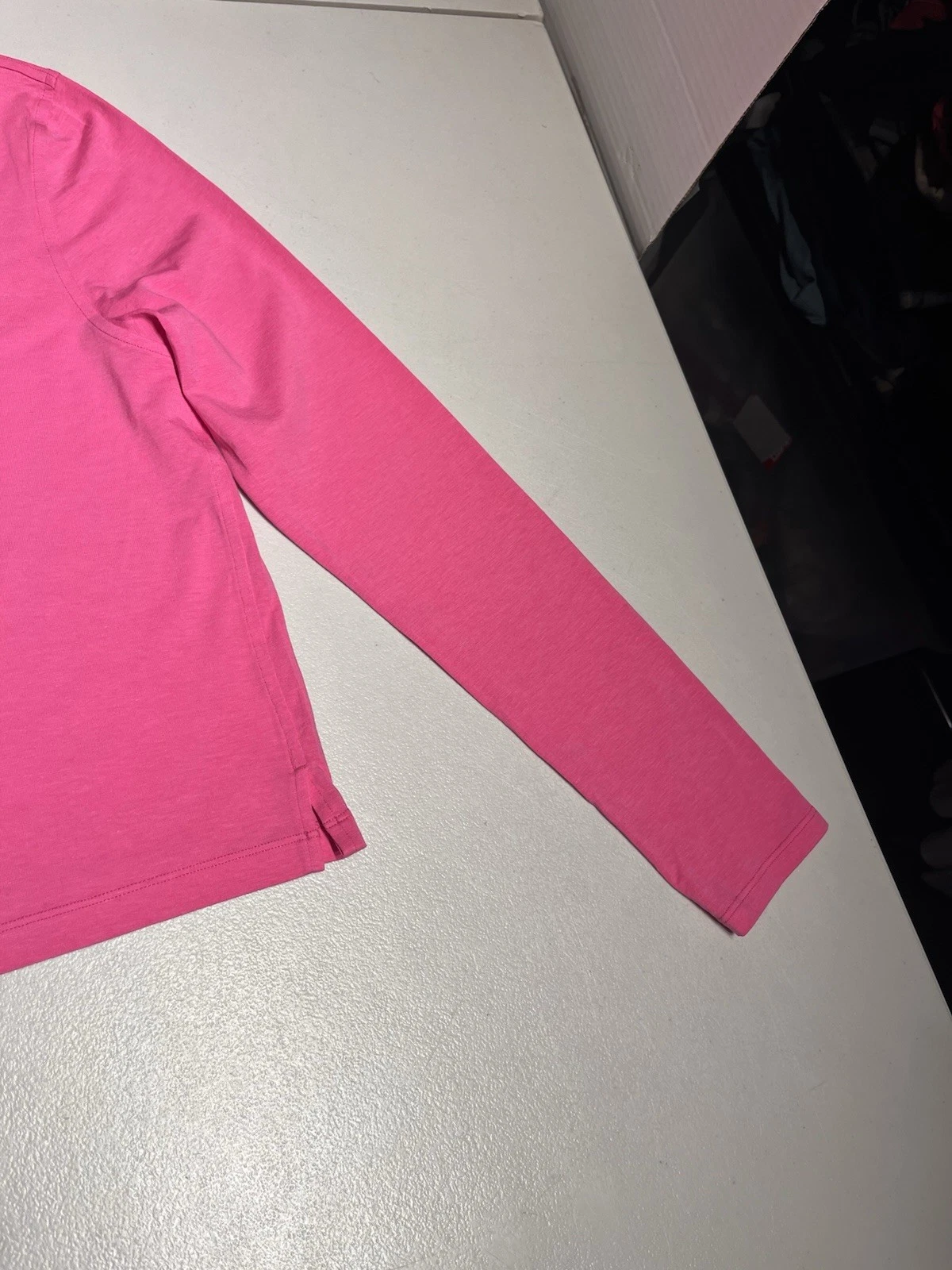 lululemon cropped sonic cotton thin yoga gym shirt