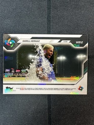 Darell Hernaiz 2026 World Baseball Classic Topps NOW Card 12 Gold