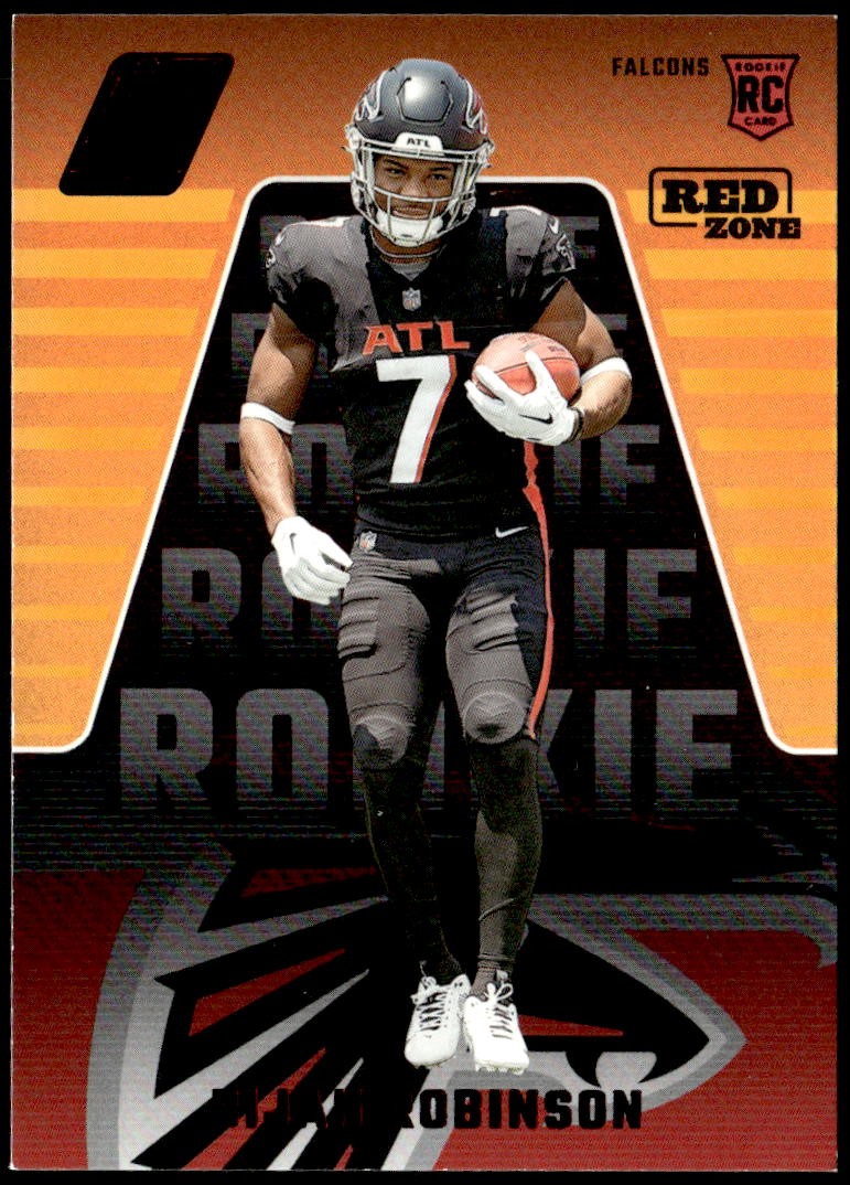 2023 Panini Zenith #104 Bijan Robinson Red Zone Rookie E1