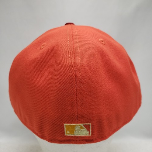 New Era Seattle Mariners MLB "Outer Space Orange" W/Pin Fitted Hat Cap 7 1/8 - Picture 4 of 6