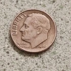 1949-D Roosevelt Dime 10C Denver Business Strike Circulated Ungraded Uncertified