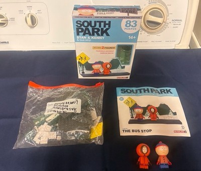 McFarland Toys South Park Stan & Kenny & Bus Stop Box Manual Please Read