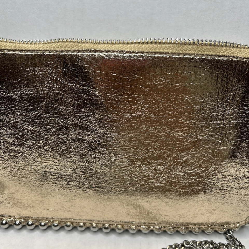 Zara铆钉牛仔斜挎包钱包蓝色全新 — 第 3/4 张图片