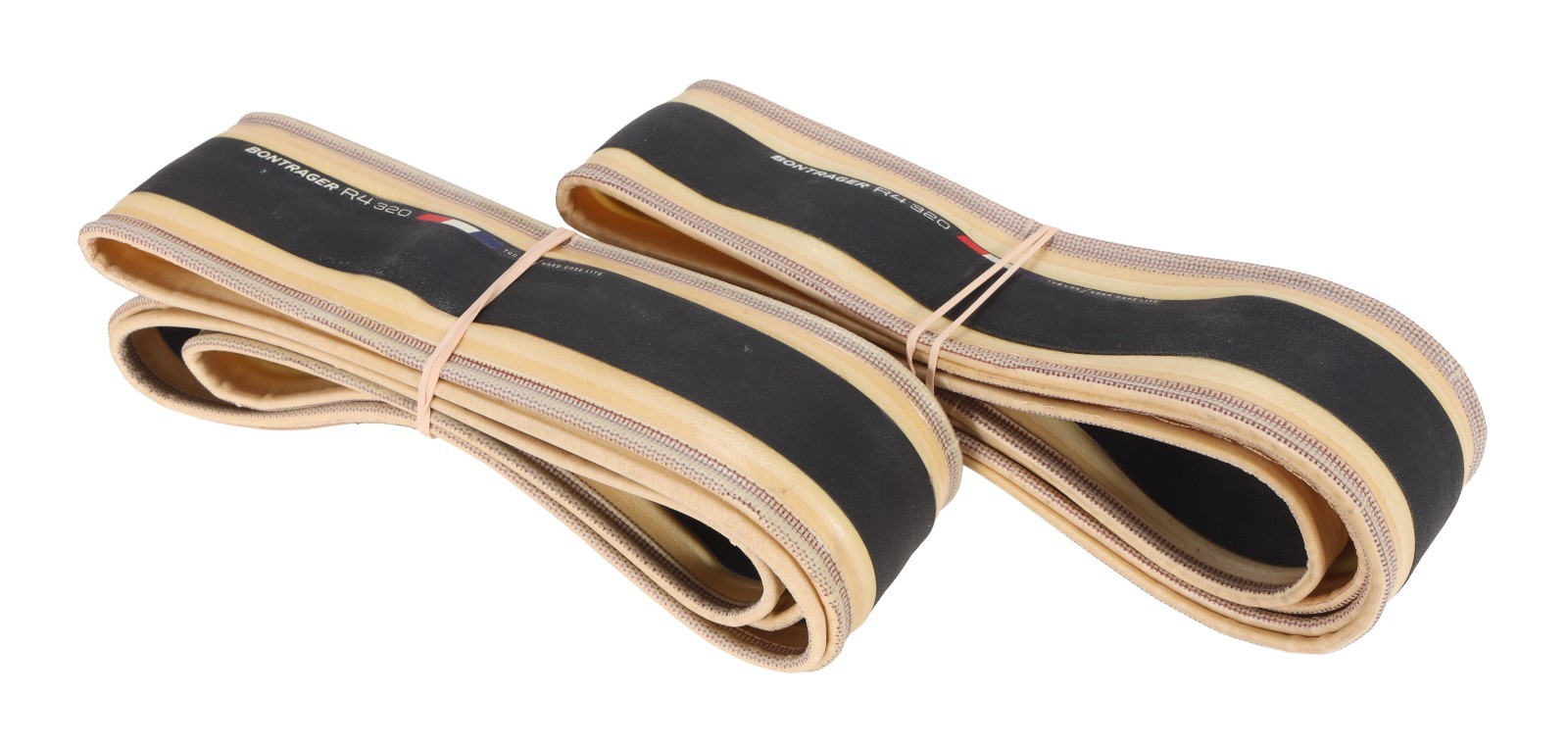 Bontrager R4 320 Clincher Road Bike Tires 700 x 25c 1 PAIR 320 TPI BLACK/NATURAL