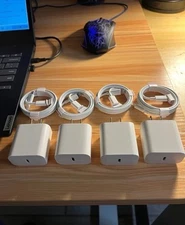 Brand new  iPhone usb-c Fast Speed chargers with adapters  4 pack