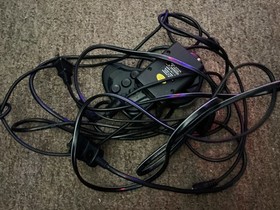 Vintge SEGA Saturn Home Console Black powers on Not fully tested Can&rsquo;t read disc