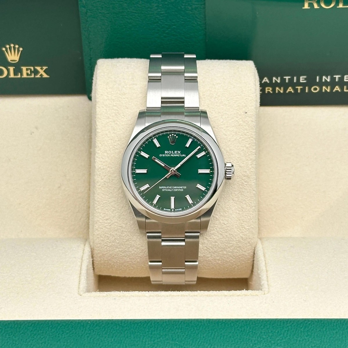 ROLEX Oyster Perpetual Automatic 31mm 2 Tone Oyster Bracelet Watch Rolex Oyster Perpetual 177200-8 White Arabic Dial Oyster  main image 3