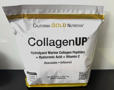 California Gold Nutrition CollagenUP   Marine Kollagen Pulver 1 kg