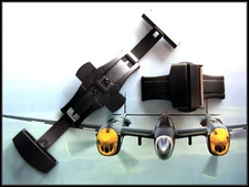 18mm Black PVD Deployment Buckle Push Button Butterfly SS IW SUISSE 20 22 24 USA