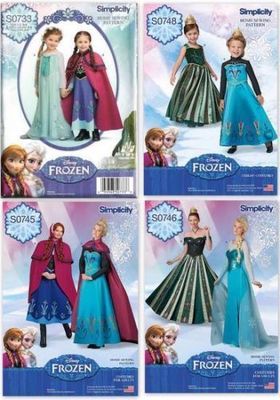 Einfachheit Disney Oop Frozen Madchen Misses Anna Elsa Kostum Nahen Muster Ebay